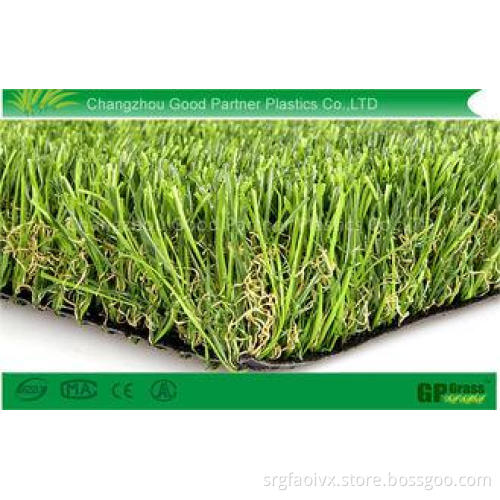 GP Regal C Shape Residential Artificial Turf Grass Mixed wi